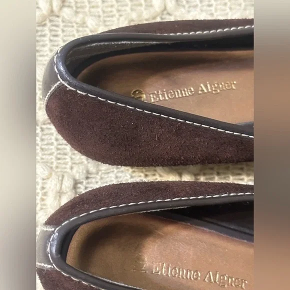 Etienne Aigner Horsebit Loafers Size 8 1/2M - Picture 8 of 13
